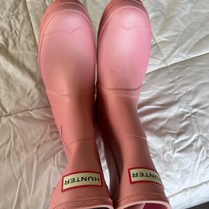 Hunter Women's Blush Pink Rain Boots